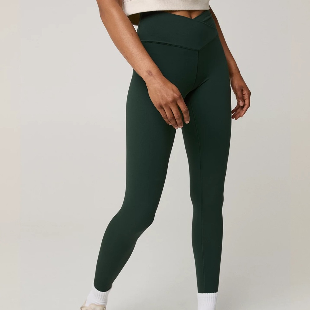 OFFLINE By Aerie Real Me High Waisted Crossover Legging - Green